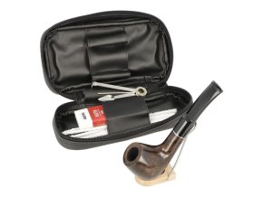 Sada MM - startovací set, dýmka zahnutá + etue