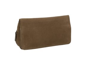 Pouzdro na 2 dýmky Leather, hnědé
