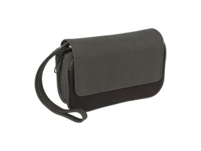 Pouzdro na 3 dýmky Leather, černé