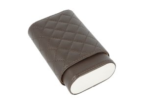 Pouzdro na 3 doutníky Leather, Robusto/Corona