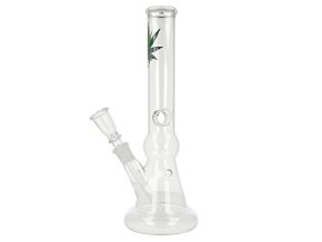 Skleněný bong List, 32cm