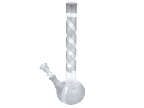 Skleněný bong Straight Smoked, 39cm