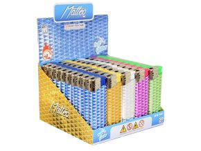 Zapalovač Matteo Piezo Glitter Triangle