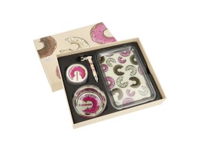 Drtič tabáku plastový Monkey King Gift Set Transparent