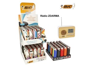 Zapalovač BIC Set + Gift Retro Musik