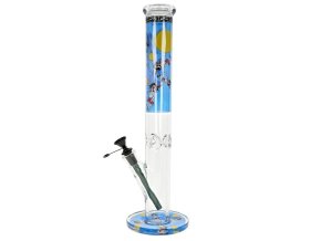 Skleněný bong Super Heroes Rasta Blue, 42cm