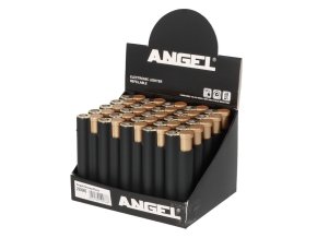 Zapalovač Angel Jet Flame Black Rubber