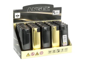 Zapalovač Angel Jet Flame Black&Gold
