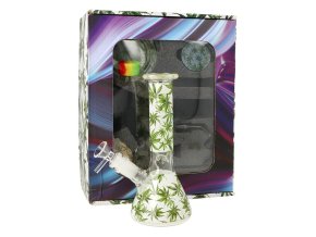 Skleněný bong Super Heroes SET, 21cm