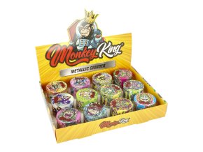 Drtič tabáku kovový Monkey King, 49mm