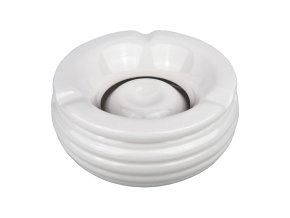 Cigaretový popelník bílý, 14,5cm