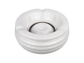 Cigaretový popelník bílý, 14,5cm