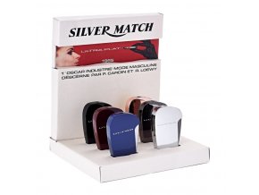 Zapalovač Silver Match Ultra Lighter, 6mix