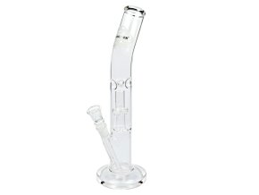 Bong skleněný s perkolací Transparent Ice 33cm
