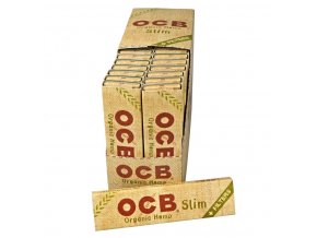 Cigaretové papírky OCB Slim Organic + Filters