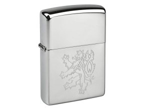 Zapalovač Zippo Český lev, leštěný