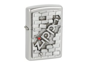 Zapalovač Zippo Wall Emblem, satin