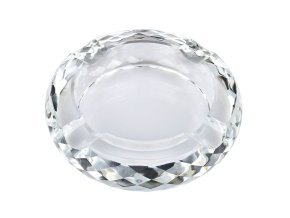 Doutníkový popelník křišťál Honeycomb 18cm, 4D, čirý