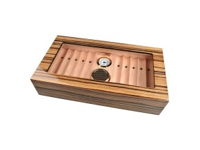 Humidor na doutníky prosklený SET 25D, stolní