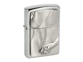 Zapalovač Zippo Zipper Girl, broušený