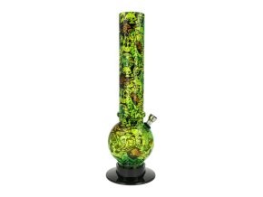 Bong akrylový Graffiti zelený 32cm