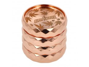 Drtič tabáku kovový Super Heroes Copper, 53mm