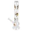 Skleněný bong Bouncer Leafs, barevný, 38 cm
