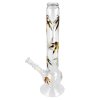 Skleněný bong Bouncer Leafs barevný, 38cm