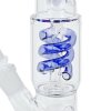 Skleněný bong s perkolací Loki Blue, 29cm