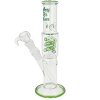Skleněný bong s perkolací Loki Green, 29cm