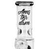 Skleněný bong s perkolací Amsterdam Black, 29cm