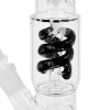 Skleněný bong s perkolací Amsterdam Black, 29cm