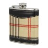 Placatka nerezová Tartan black, 180ml