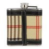 Placatka nerezová Tartan black, 180ml