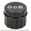 Drtič tabáku kovový  OCB black & anthracite, 4.díl., 50mm