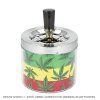 Cigaretový popelník kovový otočný Rasta, 9cm
