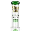 Skleněný bong s perkolací Thug Life Series Vitus Greener, 35cm