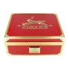 Humidor na doutníky Red/Gold 25D, 26x22x11,5cm