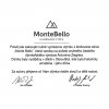 Dýmka MonteBello Runnie App hnědá, hladká, filtr 9mm