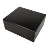 Humidor na doutníky SET 25D, černý, 26x22x11cm