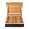 Humidor na doutníky SET 25D, černý, 26x22x11cm