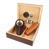 Humidor na doutníky SET 25D, třešňový, 26x22x8cm