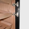 Humidor na doutníky skříňový Toul black, 178x68x44cm