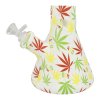 Skleněný bong Magical Leaves, 29cm