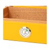 Humidor na doutníky Žlutý, Carbon, 25D, 28x20x9,5cm