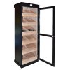 Humidor na doutníky skříňový Blackie, 59x44x179cm