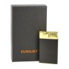 Tryskový zapalovač Eurojet Slim Jet, black/gold