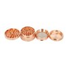 Drtič tabáku kovový Rose Gold Skull, 65mm