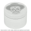 Drtič tabáku kovový Wildfire White&Silver, 49mm