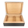 Humidor na doutníky Angelo Bari Carbon 50D, 31x23x12cm